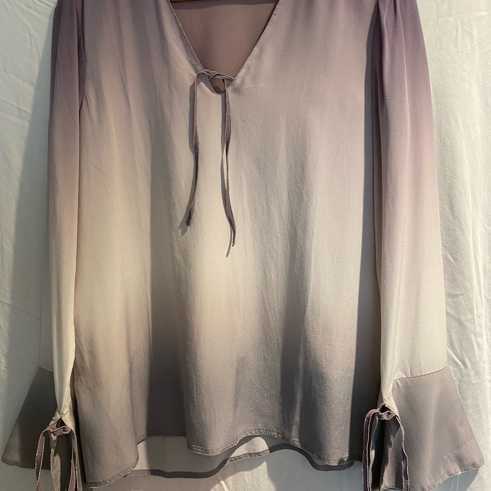 🤩Ecru - long sleeve blouse - L